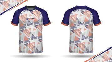 voetbal Jersey ontwerp voor sublimatie, sport t overhemd ontwerp vector