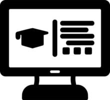 online onderwijs vector icoon