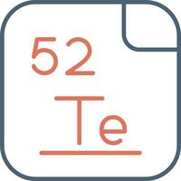 tellurium vector icoon