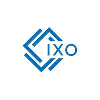 ixo brief ontwerp.ixo brief logo ontwerp Aan wit achtergrond. ixo creatief cirkel brief logo concept. ixo brief ontwerp.ixo brief logo ontwerp Aan wit achtergrond. ixo c vector