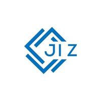 jizo brief ontwerp.jiz brief logo ontwerp Aan wit achtergrond. jizo creatief cirkel brief logo concept. jizo brief ontwerp. vector