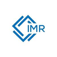 .imr brief logo ontwerp Aan wit achtergrond. imr creatief cirkel brief logo concept. imr brief ontwerp.imr brief logo ontwerp Aan wit achtergrond. imr c vector