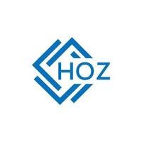 hoezo brief logo ontwerp Aan wit achtergrond. hoezo creatief cirkel brief logo concept. hoezo brief ontwerp. vector