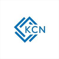 kcn brief logo ontwerp Aan wit achtergrond. kcn creatief cirkel brief logo concept. kcn brief ontwerp. vector