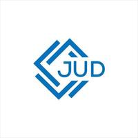 jud brief logo ontwerp Aan wit achtergrond. jud creatief cirkel brief logo concept. jud brief ontwerp. vector