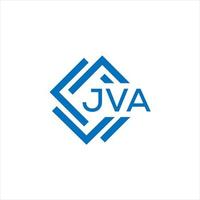 jva brief logo ontwerp Aan wit achtergrond. jva creatief cirkel brief logo concept. jva brief ontwerp. vector