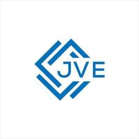 jve brief logo ontwerp Aan wit achtergrond. jve creatief cirkel brief logo concept. jve brief ontwerp. vector