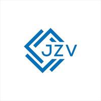 jzv brief logo ontwerp Aan wit achtergrond. jzv creatief cirkel brief logo concept. jzv brief ontwerp. vector