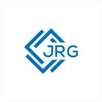 jrg brief logo ontwerp Aan wit achtergrond. jrg creatief cirkel brief logo concept. jrg brief ontwerp. vector