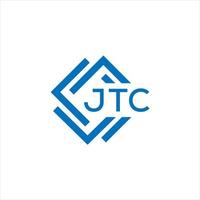 jtc brief logo ontwerp Aan wit achtergrond. jtc creatief cirkel brief logo concept. jtc brief ontwerp. vector
