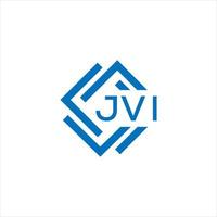 jvi brief logo ontwerp Aan wit achtergrond. jvi creatief cirkel brief logo concept. jvi brief ontwerp. vector