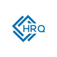 hrq brief logo ontwerp Aan wit achtergrond. hrq creatief cirkel brief logo concept. hrq brief ontwerp. vector