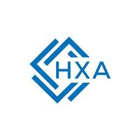 hxa brief logo ontwerp Aan wit achtergrond. hxa creatief cirkel brief logo concept. hxa brief ontwerp. vector