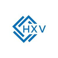 hxv brief logo ontwerp Aan wit achtergrond. hxv creatief cirkel brief logo concept. hxv brief ontwerp. vector