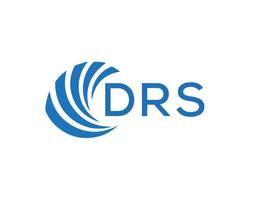 drs brief logo ontwerp Aan wit achtergrond. drs creatief cirkel brief logo concept. drs brief ontwerp. vector