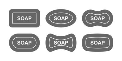bar zeep gemakkelijk icoon voor bad vector