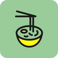 Bibimbap vector icoon ontwerp