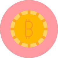 bitcoin cryptogeld vector icoon
