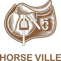 paard ville logo vector het dossier