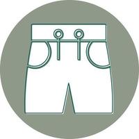 zwempak shorts vector icoon