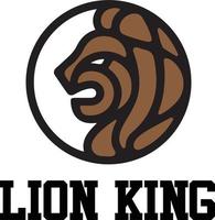 leeuw koning logo vector het dossier