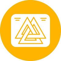 valknut vector icoon