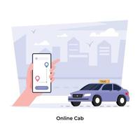 modieus online taxi vector