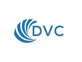 dvc brief logo ontwerp Aan wit achtergrond. dvc creatief cirkel brief logo concept. dvc brief ontwerp. vector