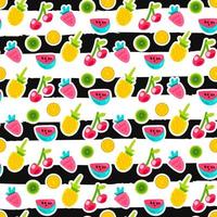 tropisch fruit naadloos vector patroon