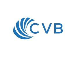 cvb brief logo ontwerp Aan wit achtergrond. cvb creatief cirkel brief logo concept. cvb brief ontwerp. vector