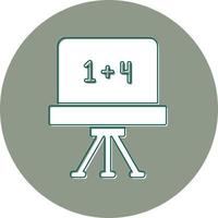 schoolbord vector pictogram