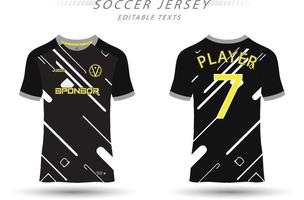 het beste vector voetbal Jersey sjabloon sport t overhemd ontwerp