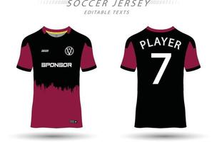 het beste vector voetbal Jersey sjabloon sport t overhemd ontwerp