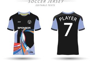 het beste vector voetbal Jersey sjabloon sport t overhemd ontwerp