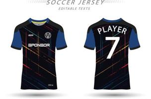 het beste vector voetbal Jersey sjabloon sport t overhemd ontwerp