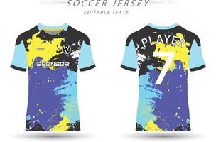 het beste vector voetbal Jersey sjabloon sport t overhemd ontwerp