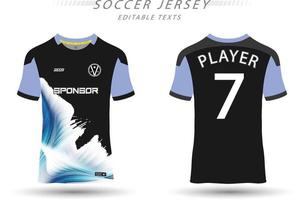 het beste vector voetbal Jersey sjabloon sport t overhemd ontwerp