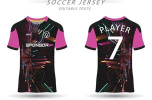 het beste vector voetbal Jersey sjabloon sport t overhemd ontwerp