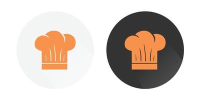 chef hoed icoon, Koken hoed icoon, bakkerij logo, restaurant logo kleurrijk vector pictogrammen