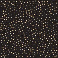 Gouden polka dot patroon achtergrond vector