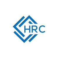 hrc brief logo ontwerp Aan wit achtergrond. hrc creatief cirkel brief logo concept. hrc brief ontwerp. vector