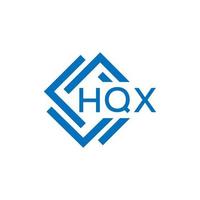 hqx brief logo ontwerp Aan wit achtergrond. hqx creatief cirkel brief logo concept. hqx brief ontwerp. vector