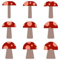 paddestoel schattig paddenstoel, logo magie symbool gemakkelijk pet, amanita giftig vector