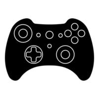 spel controleur silhouet contouren gamepad X doos, vector bedieningshendel gamepad spellen