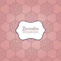 Decoratieve patroonachtergrond vector