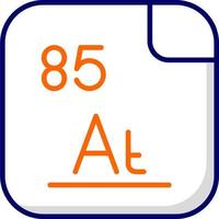 astatine vector icoon