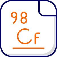 californium vector icoon