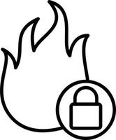 firewall vector pictogram