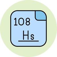 hassium vector icoon