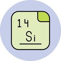 silicium vector icoon